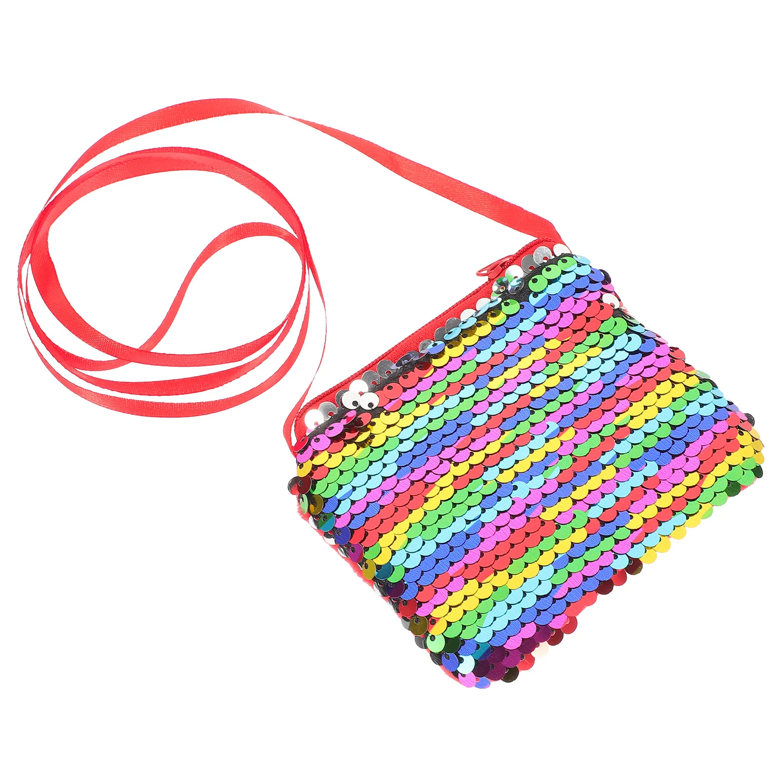 Bolsa crossbody pequena de lantejoulas alça de ombro única bolsa de mudança elegante para mulheres festa uso ao ar livre