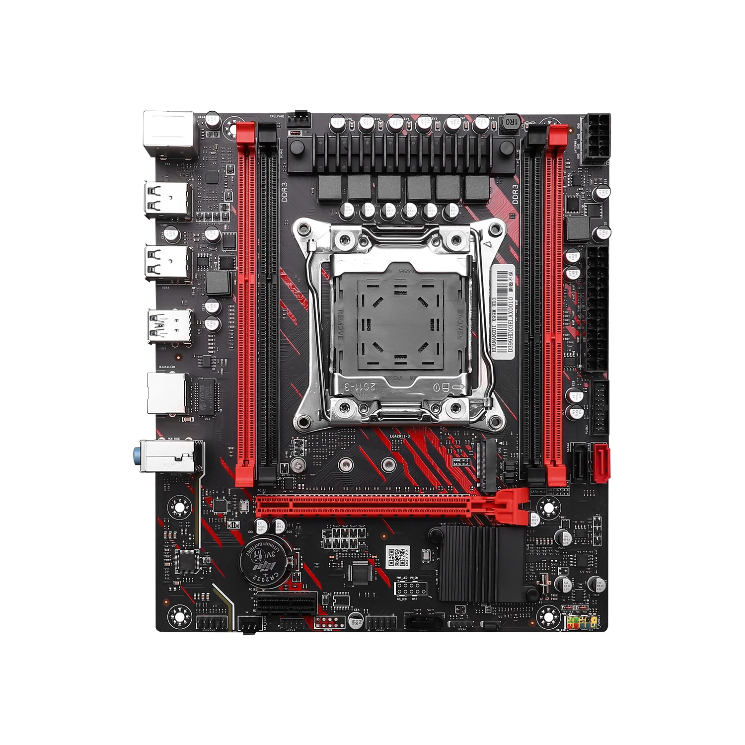 HUANANZHI X99M-HD3 Motherboard Set with Xeon E5 V3 CPU DDR3 RAM Max 128GB LGA2011-3 M.2 NVMe DIY Kit Micro ATX Mainboard