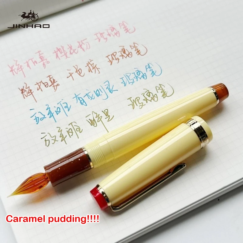 

JINHAO 82 Glass Dip Pen Handcrafted Finely Ground Smooth Writing for Calligraphy School Office Art Supplies Stationery