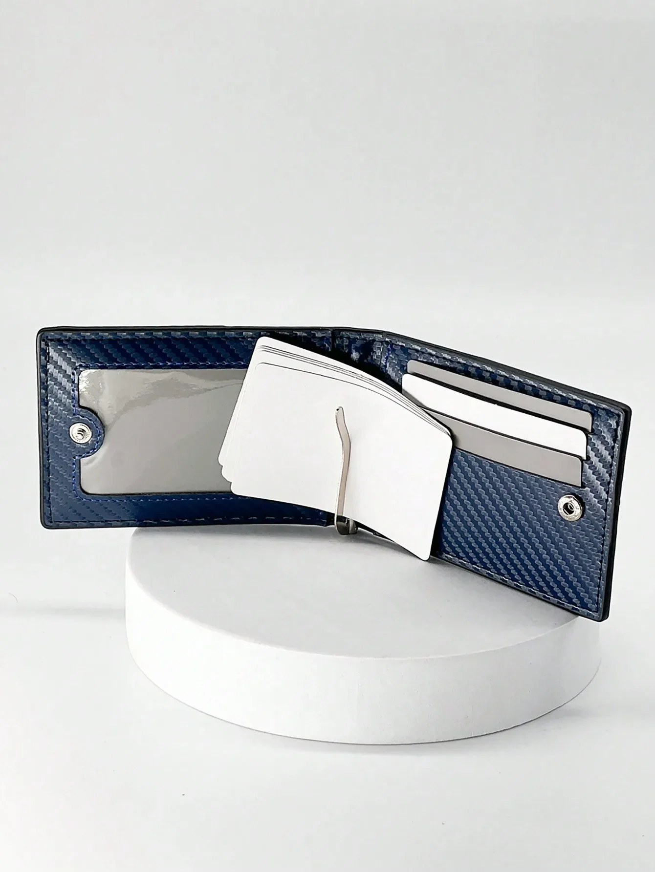 Clearance_Rfid ألياف الكربون جلد الرجال Airtag محافظ محفظة حامل بطاقة الائتمان لعلامة الهواء محفظة سوداء فاخرة الحد الأدنى بطاقة ث