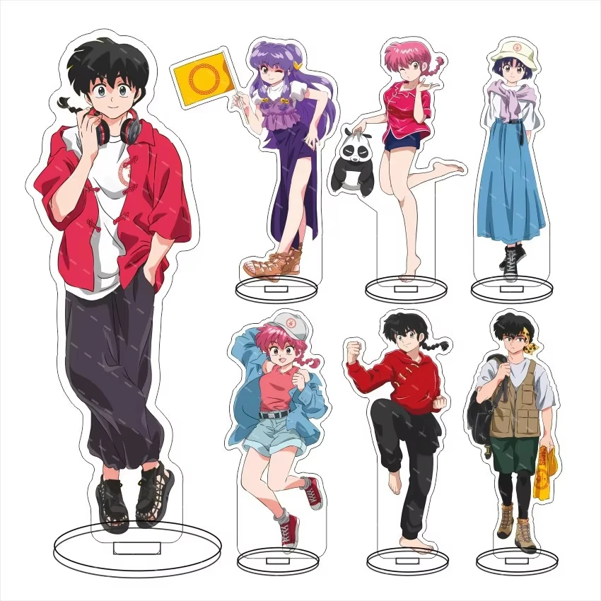 Figuras de Ranma Nibun no Ichi, Ranma Anime Tendou Akane, Cosplay, Soporte de Acrílico, Placa Decorativa para Escritorio, Soporte de Llavero