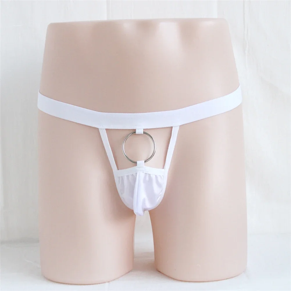 

Sexy Men Crotchless Briefs Suspensory Jockstrap Thongs Hollow Bikini G-String Soft Lingerie Gay Man Seduction Erotic Underwear