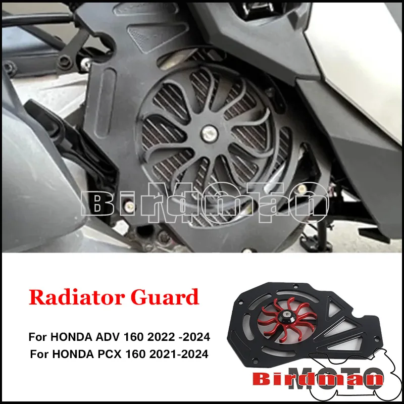 

Motorcycle Radiator Guard Cooling Radiator Guard Grille Water Tank Net Protec Cover For HONDA ADV 160 2022 -2024 PCX 160 21-24