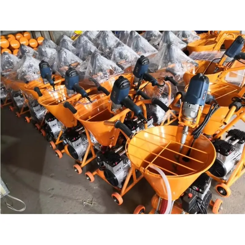 Praise Super Many New Small Putty, Plastering, Cement, Paint Wall Grouting Spraying Machine
