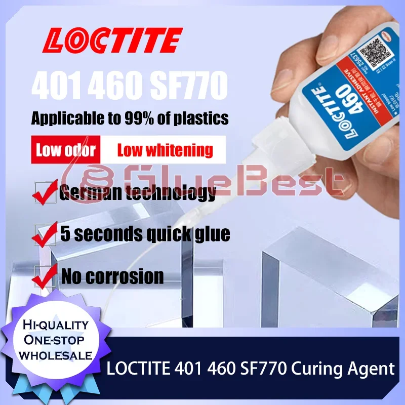 LOCTITE 401 460 SF 770 High-Performance Curing Agent for Metals, Plastics, Rubber and Difficult Surfaces Original Product