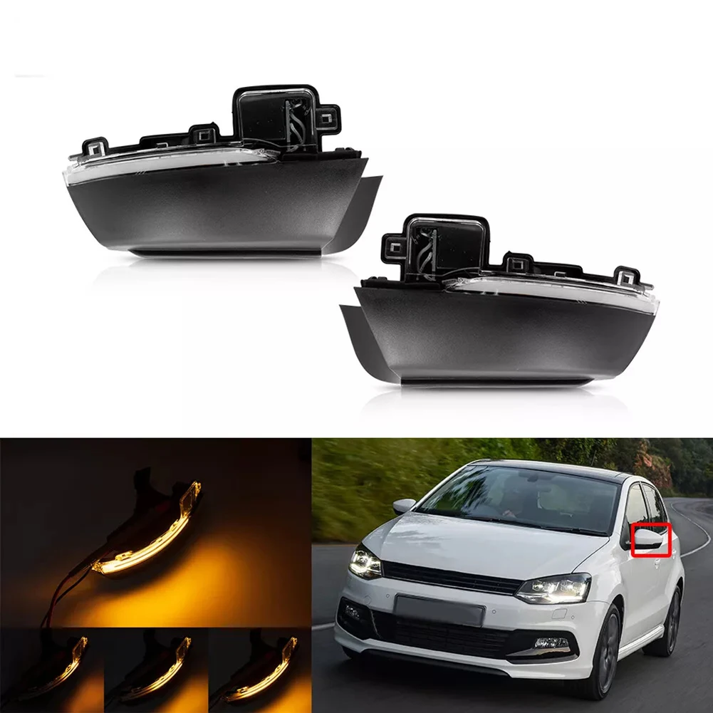 Подсветка дверного зеркала автомобиля, автозапчасти, автомобильные детали, индикатор дверного зеркала, быстрая настройка, износостойкий материал ABS