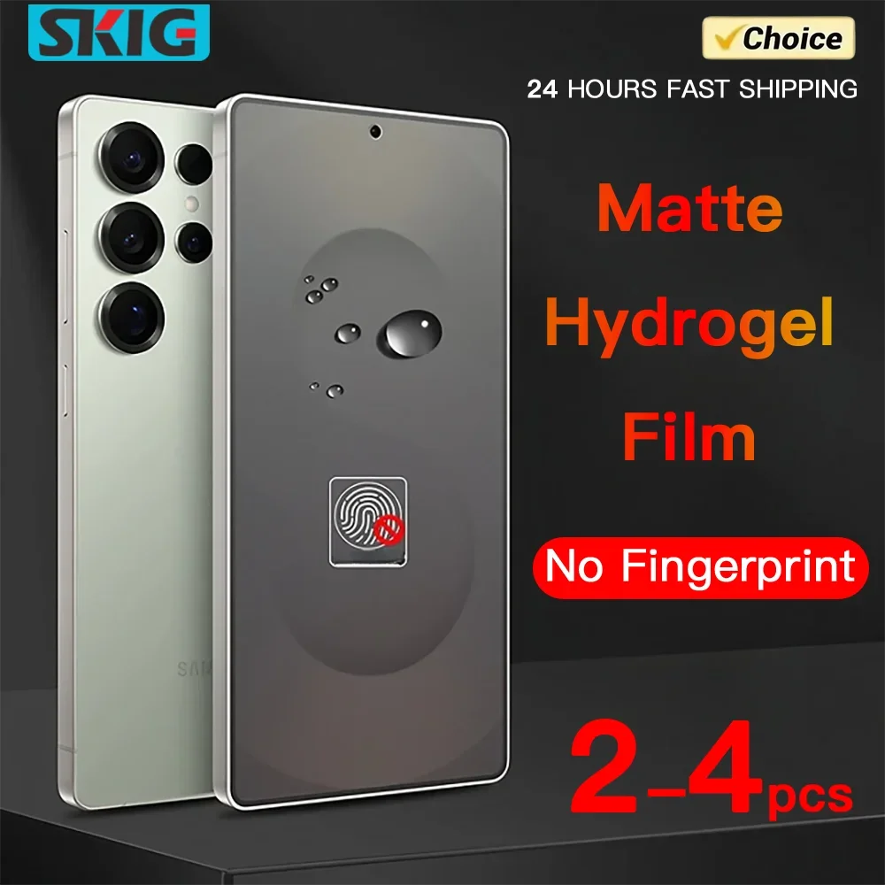 Matte Hydrogel Film for Samsung Galaxy S25 S24 S23 S22 S21 S20 Ultra Plus FE Edge Screen Protector Not Tempered Glass