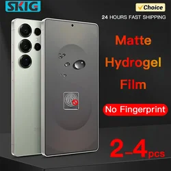 Matte Hydrogel Film for Samsung Galaxy S25 S24 S23 S22 S21 S20 Ultra Plus FE Edge Screen Protector Not Tempered Glass