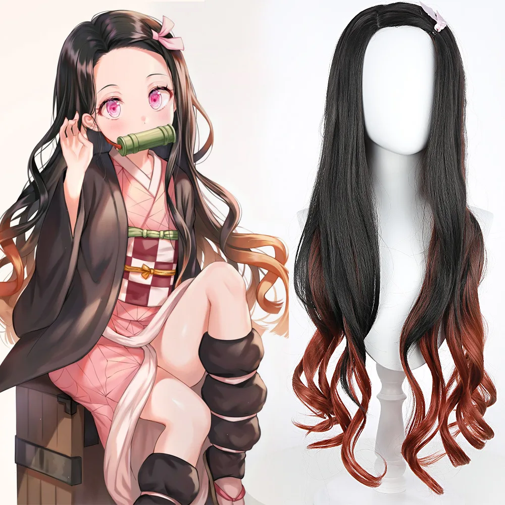 DemonSlayer Wigs Uzui Tengen Kochou Kanae Kamado Nezuko Kanroji Mitsuri Rui Hashibira Inosuke Sabito Cosplay Wig