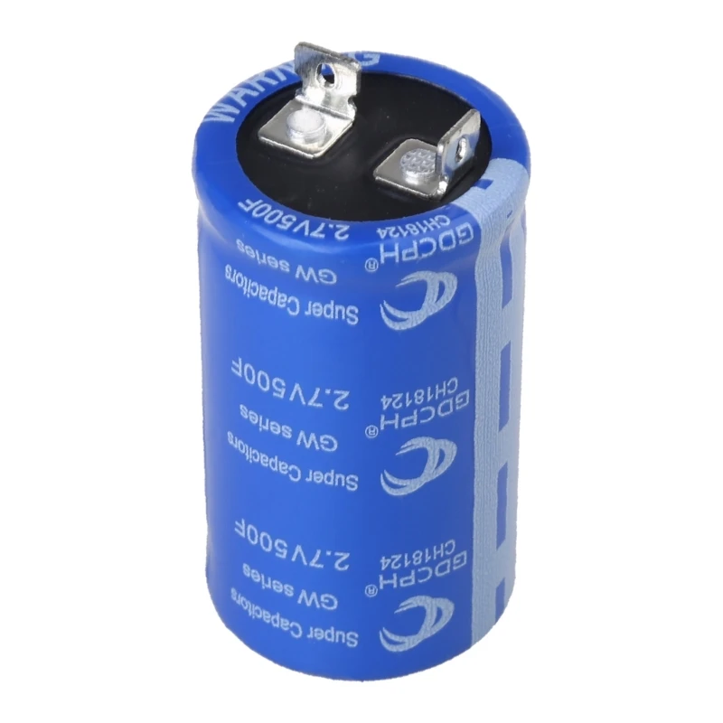 Super Capacitor 2.7V 500F for Automotive Rectifiers Super Farad Condenser