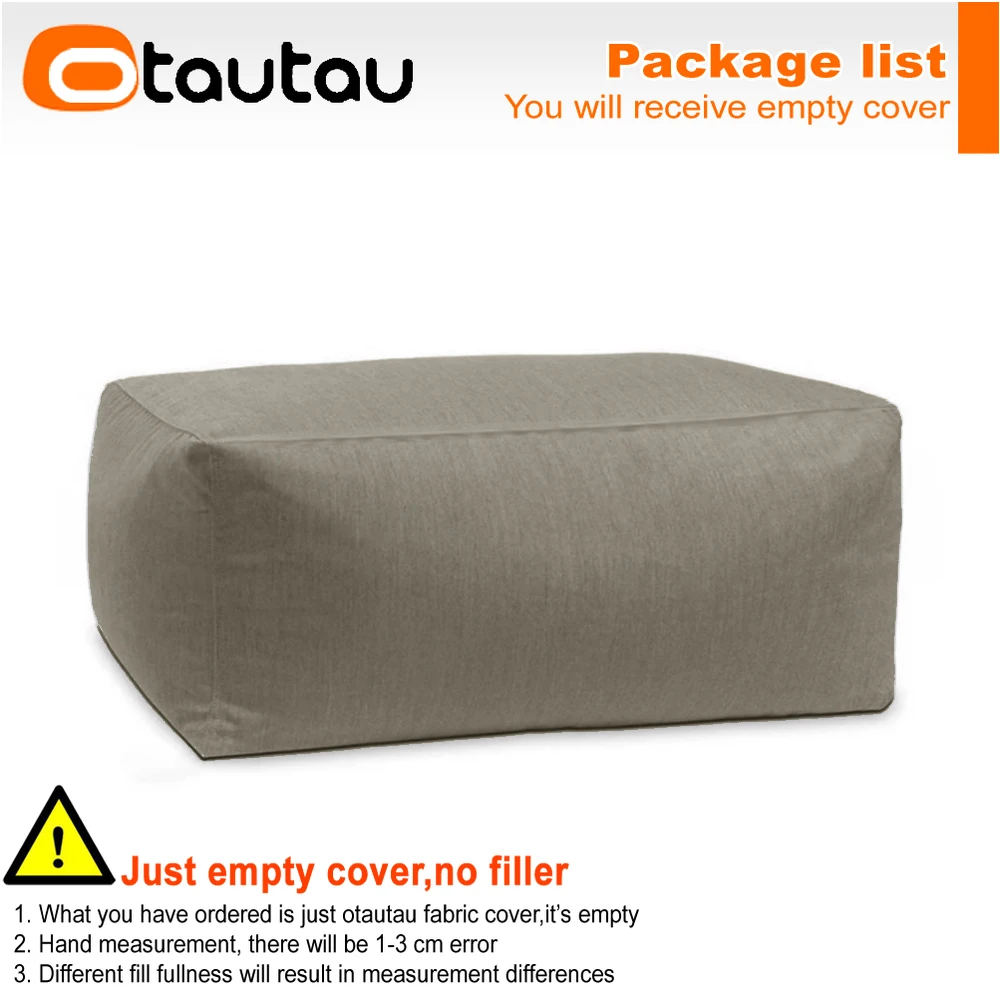 OTAUTAU Outdoor Oxford Zitzakhoes Zwemmen Zwembad Float Lounger Beach Club Poef SF505 【Geen vulmiddel! U moet het zelf opvullen!】