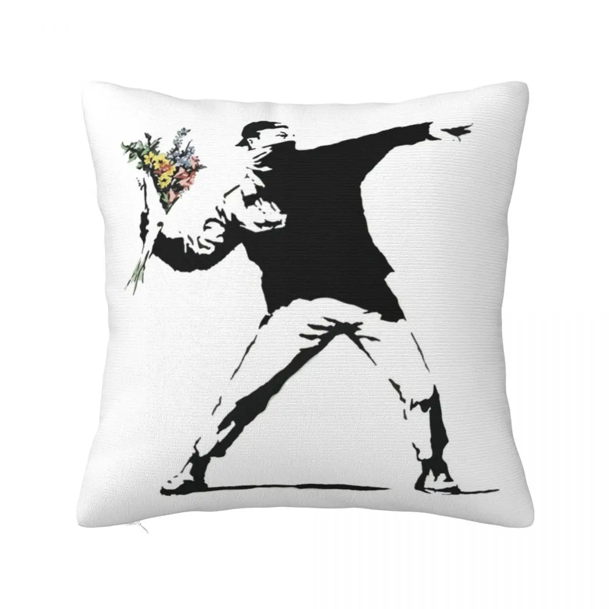 

Flower man - Street art Throw Pillow pillow pillowcase Luxury Cushion Cover Pillowcases For Pillows