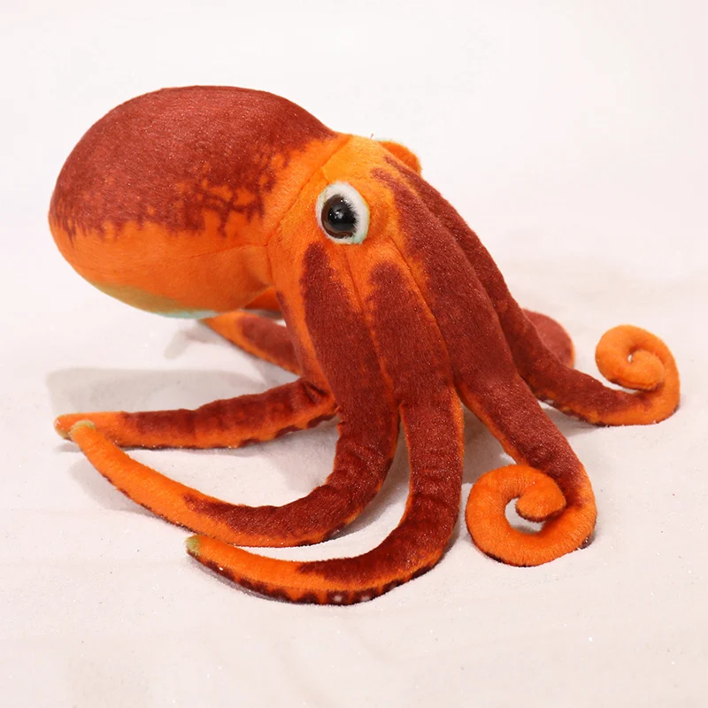 30/55cm Real Life Big Octopus Doll Octopus Plush Toy Pillow Sea Bottom Animal Doll Realistic Gift