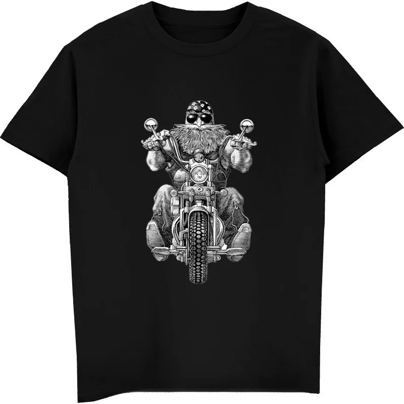 heavyweight Moto Tete De Mort 3D Printed Mens T Shirts Fashion Summer Cool Hipster Tshirt Motorcycle Short Sleeve Plus Size