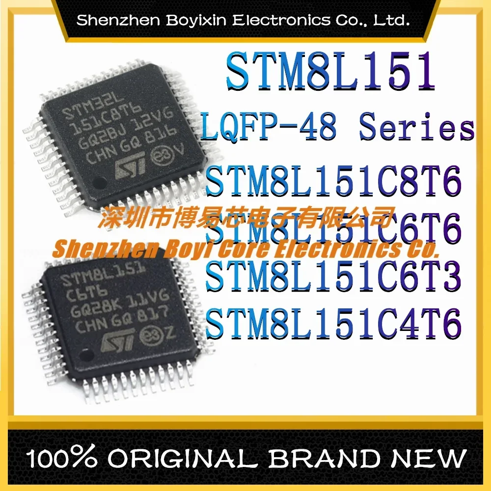 

STM8L151C8T6 STM8L151C6T6 STM8L151C6T3 STM8L151C4T6 LQFP-48 STM8L STM8L151 STM8 16MHz New Original Genuine