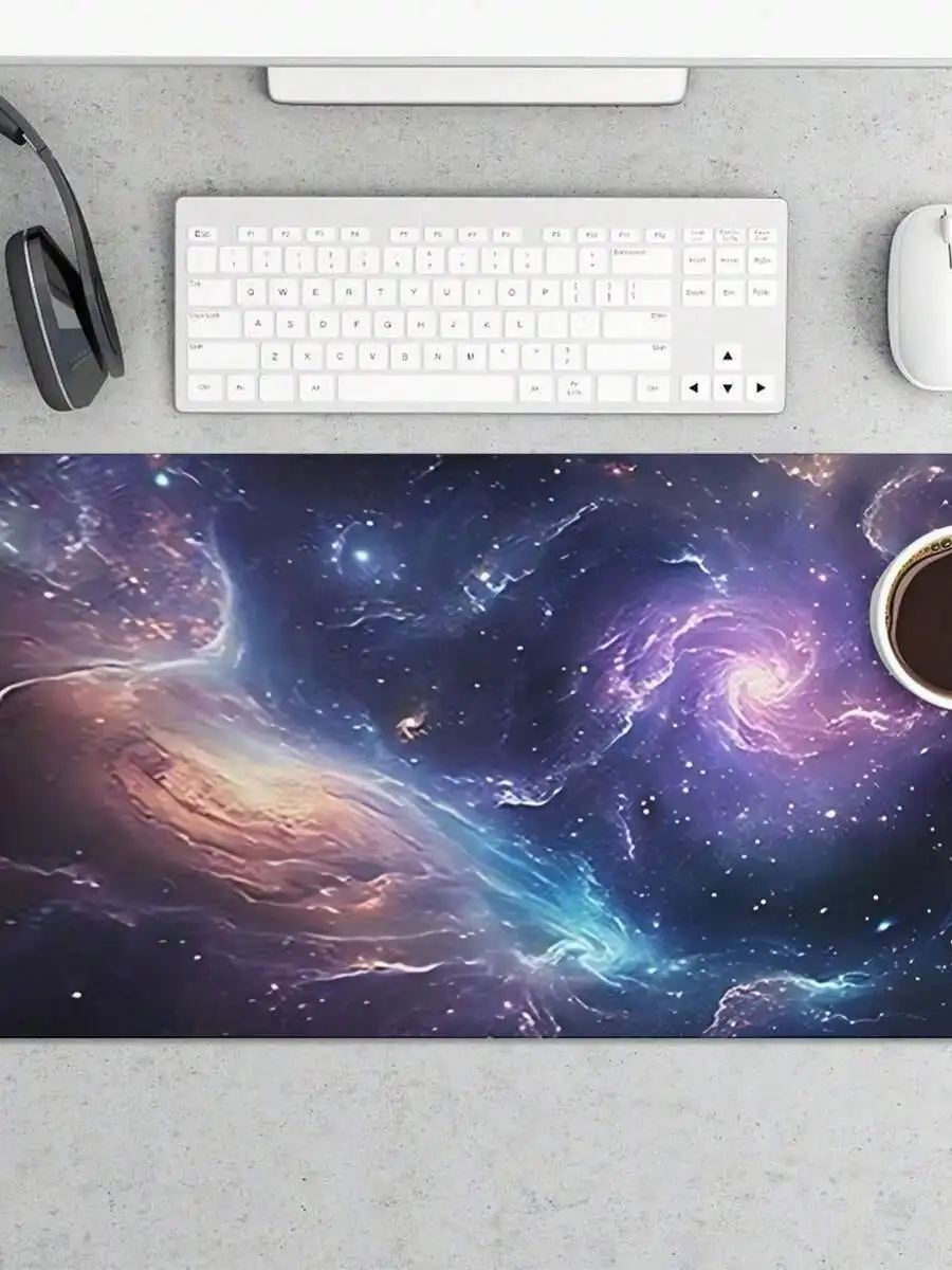 

Large Extended Gaming Mouse Pad With Non-Slip Base And Stitched Edges For PC Gamers Streamers