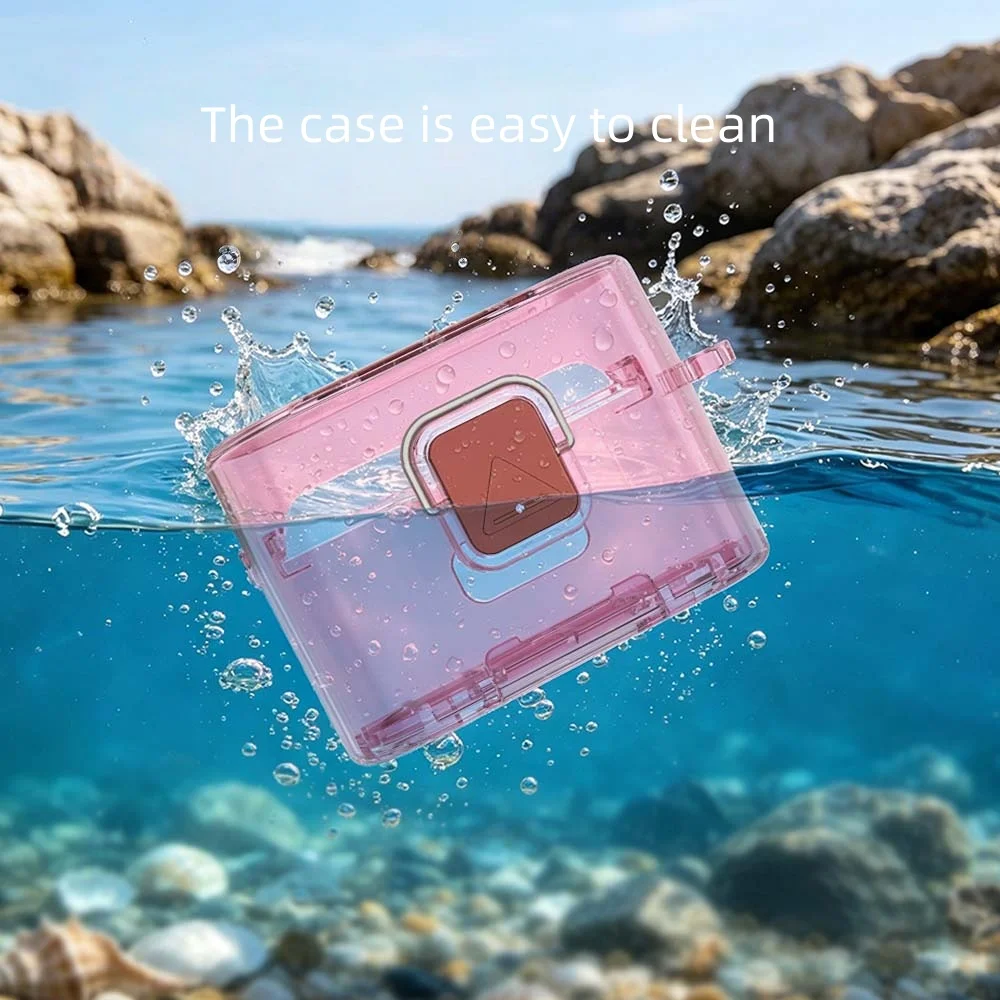 

TPU Protective Cover Case For Sony WF-1000XM6 with Phone Stand, Shockproof Full Protective Skin Case Cover with Carabiner