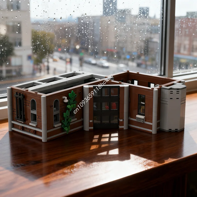 

Набор для сборки MOC «Аркхэм-Айленд: Нижний Этаж» (758 деталей), совместимый с конструкторами Super Heroes DCD, модель игрушки, строительные блоки, идея для подарка на Рождество