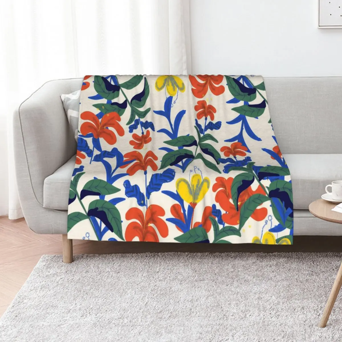

Vintage Floral Pattern Throw Blanket Beautifuls Bed covers for sofa Decorative Sofas Blankets