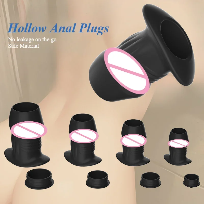 حبة سدادة مؤخرة شرجية من السيليكون للرجال والنساء ، موسع مجوف ، تدليك بسدادة ، فتحة الشرج ، تحفيز المهبل ، ألعاب جنسية ، الاستمناء المثلي #1