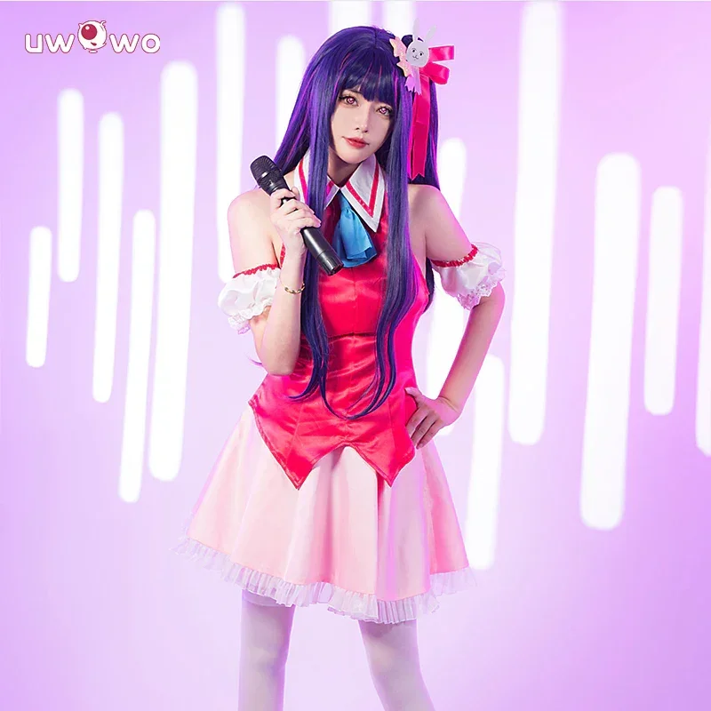 Idoll Stagee Aii Hoshinoo Cosplay Costume Collab Series: Performance Outfit Halloween Costume Dress