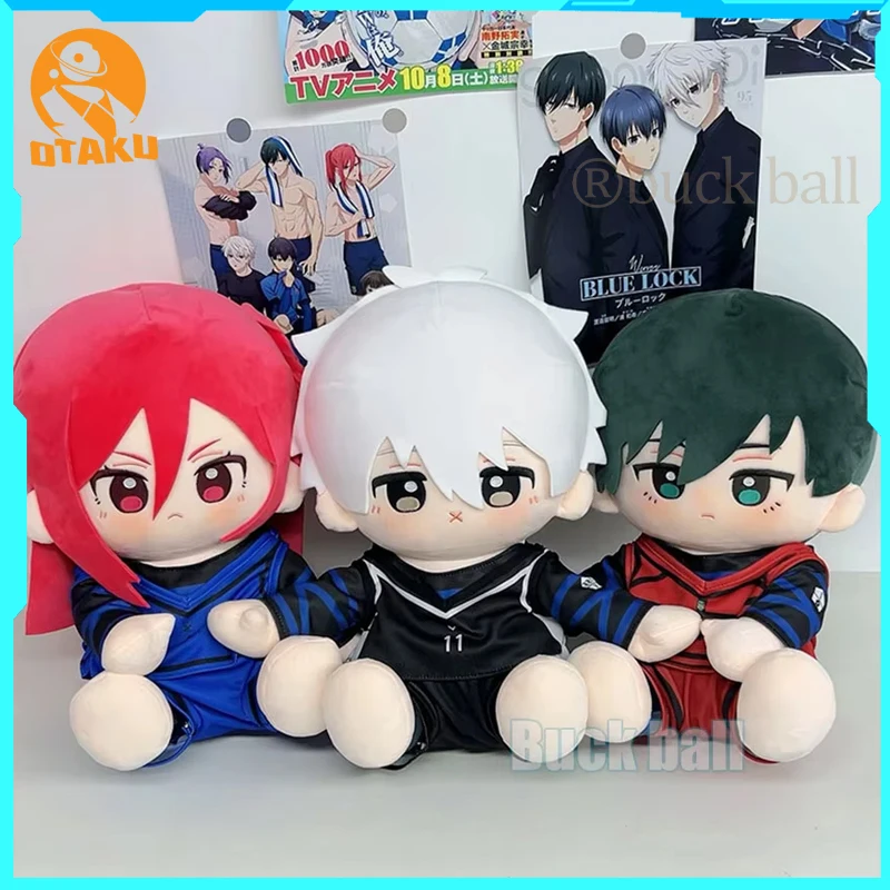 40cm Blue Lock Plush Toy Bachira Meguru Plush Cute Cartoon Cotton Doll Nagi Seishiro Mikage Reo Chigiri Hyoma Stuffed Plush Gift