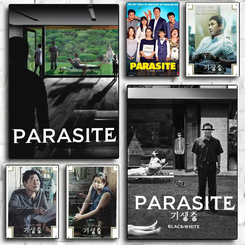 classic movie P-Parasite-E Poster Minimalist Wall Sticker for Cafe Office Bar Home Decor and Gift