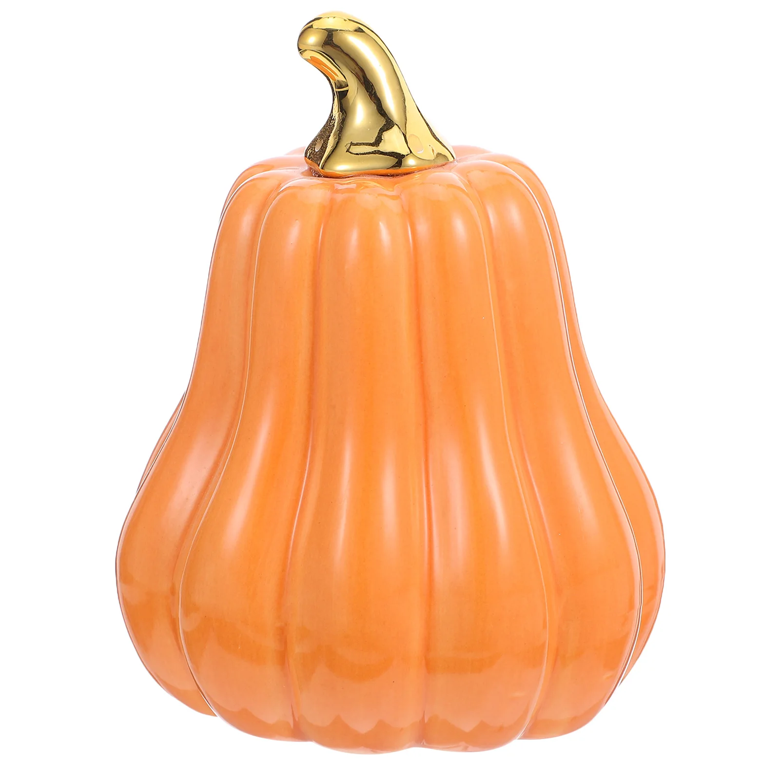 

RORPOIR Mini Ceramic Pumpkin Figurine Fall Decor for Halloween Thanksgiving Home Living Room Bedroom Dining Room Decoration