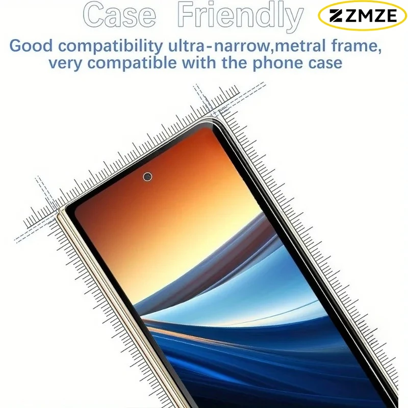 3er-Pack Anti-Spionage Panzerglas Schutzfolie für Samsung Galaxy Z Fold 7 6 5 4 3 2 Bruchsicher Kratzfest Sichtschutzfolie – Detail 7