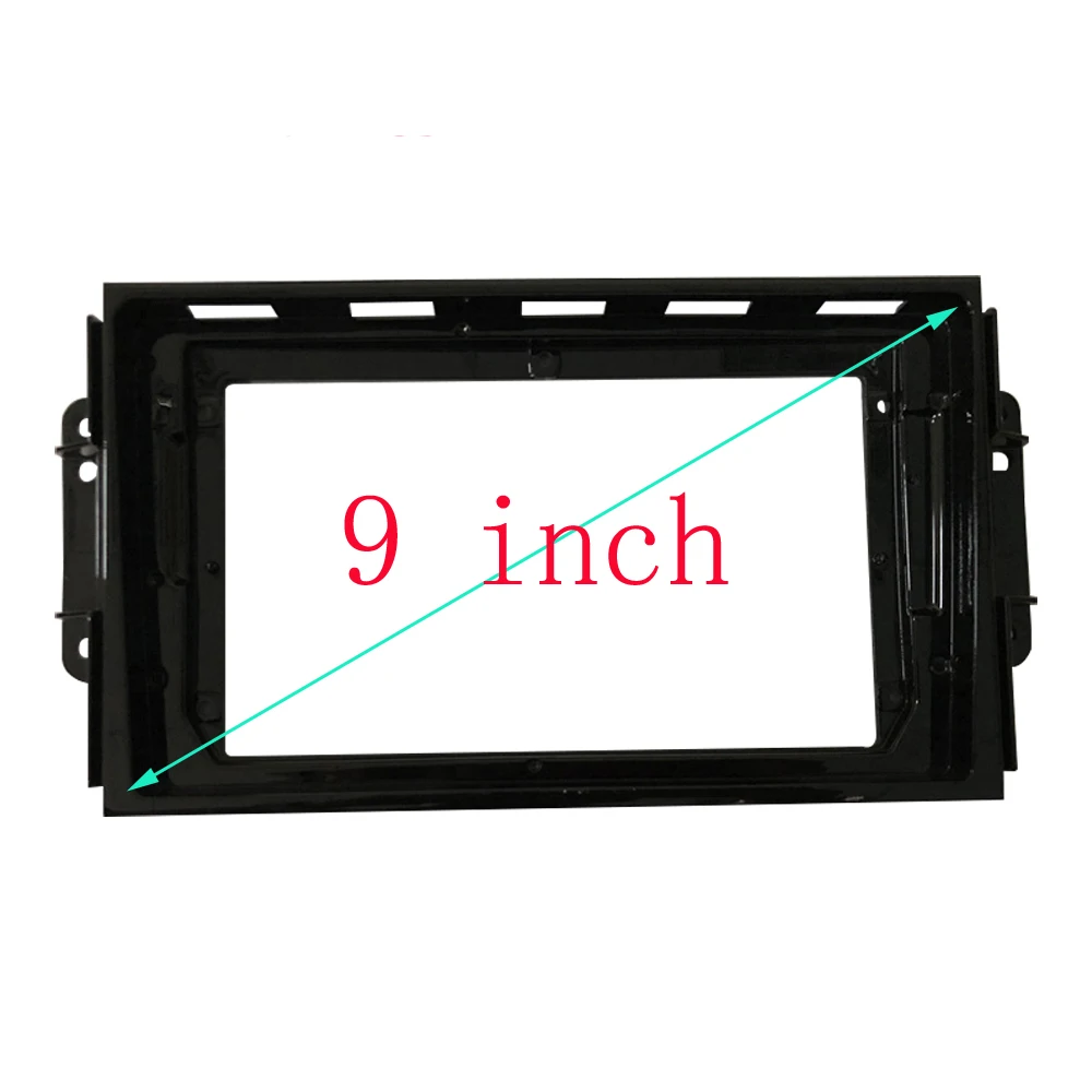 2 Din 9 inch Car Radio Fascia For CHERY Tiggo 3 2016+ Stereo Panel Mounting Bezel Faceplate Center Console Holder Dash Frame Kit