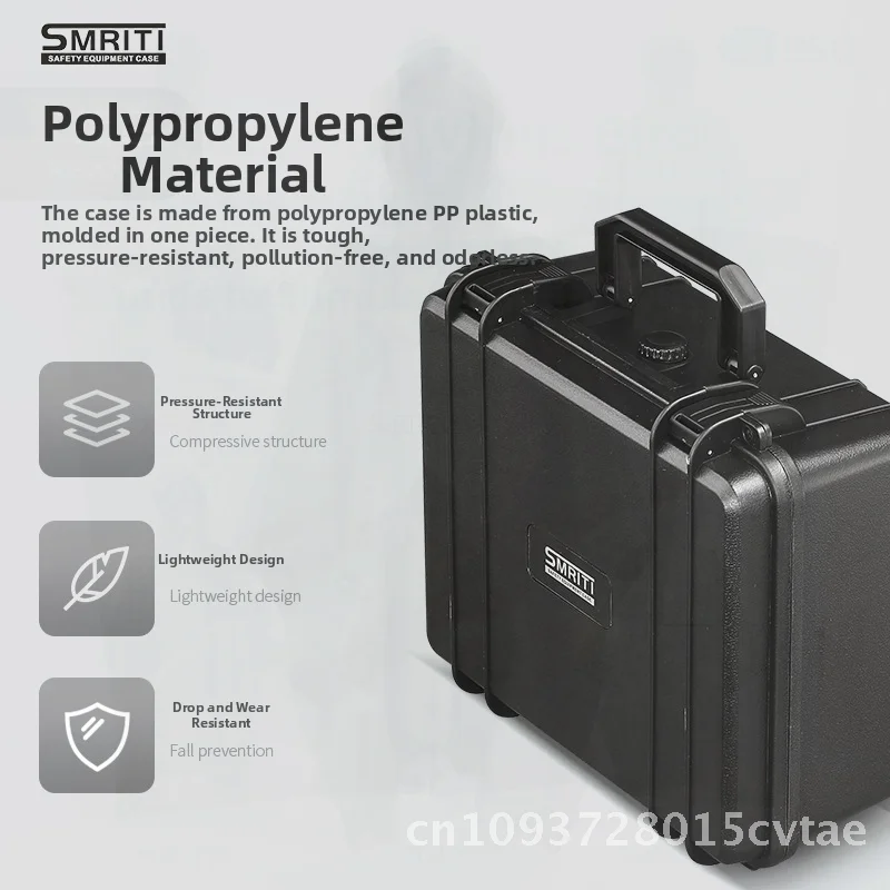 

Heritage S2620 Thickened Plastic Tool Box Portable Hard Disk Storage Case Moisture-Proof Flip-Top Hardware Equipment Case