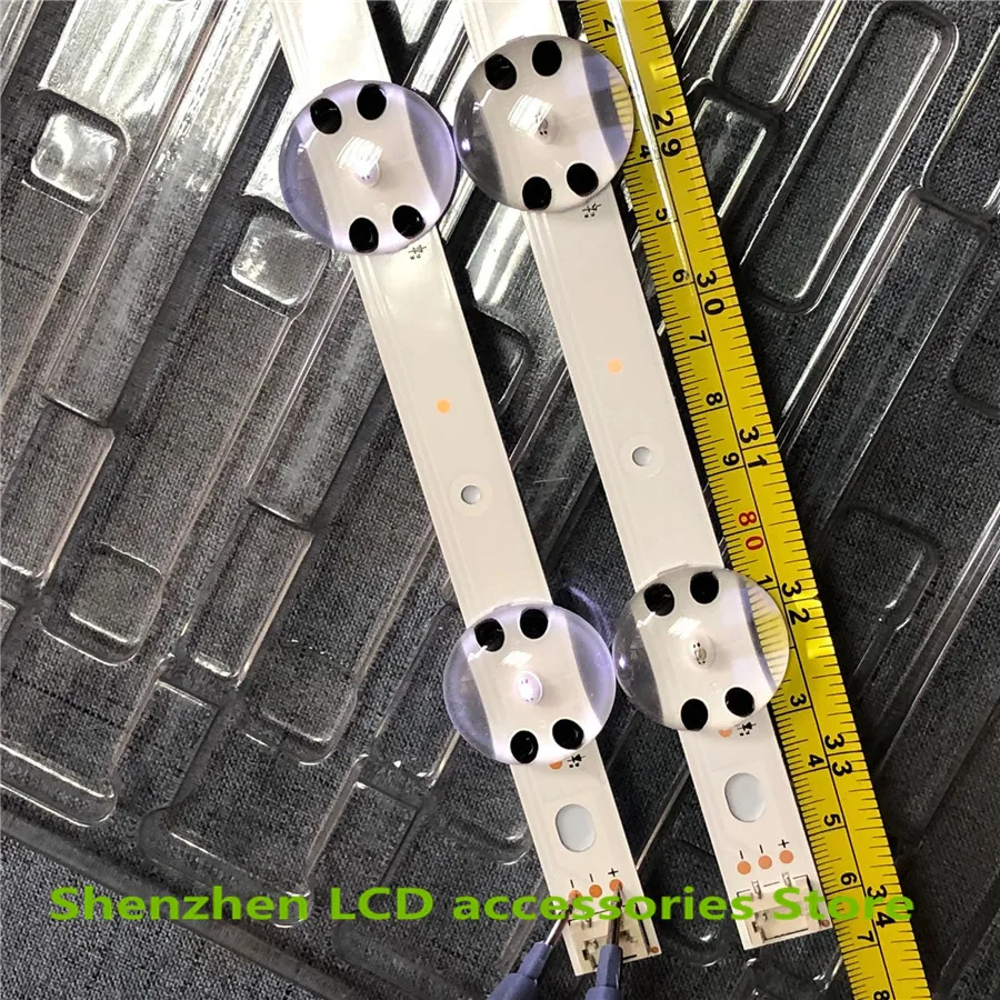 4Pieces/lot 10 lamp for LG SUNG WEI55V0 E74739 94V-0 43" V17 art3 2867 TV 43LJ614V 43LV340C 43UJ670V 43UJ6565 43UJ6525