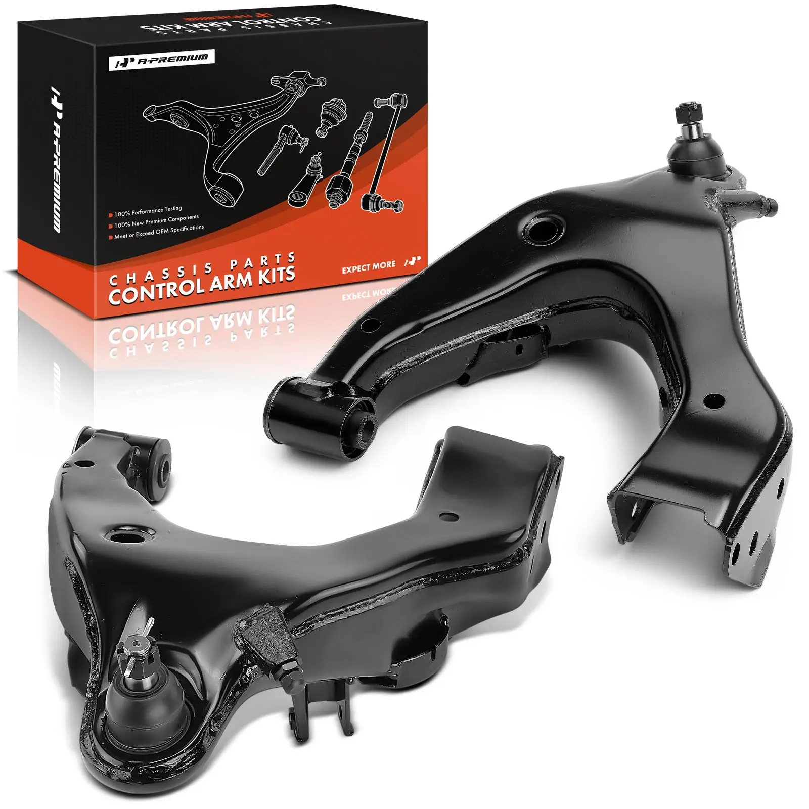 A-Premium 2x Front Lower Control Arm & Ball Joint Assembly for Toyota Land Cruiser 1998-2007 Lexus LX470 1998-2007