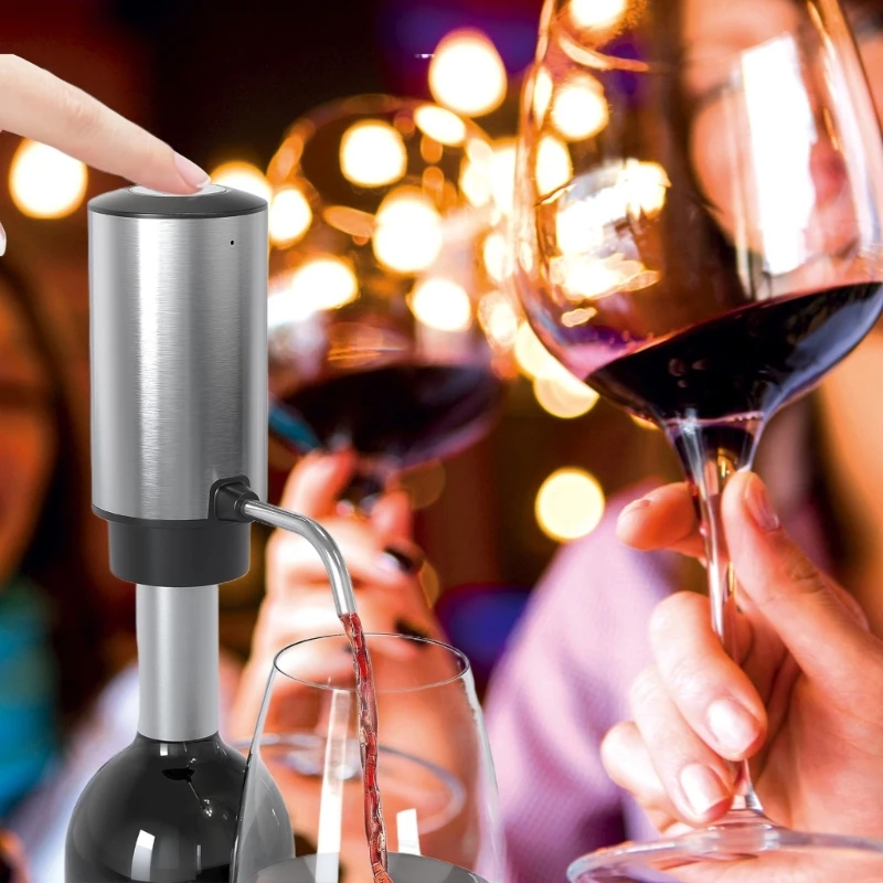 Tragbarer Weinbelüfter, automatischer Weinspender, Weinkaraffe, multifunktionaler Weinspender, Weinzubehör für Zuhause A6HB