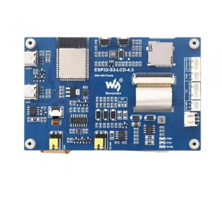 

ESP32-S3 4.3inch Capacitive Touch Display Development Board, 800×480, 5-point Touch, 32-bit LX7 Dual-core Processor