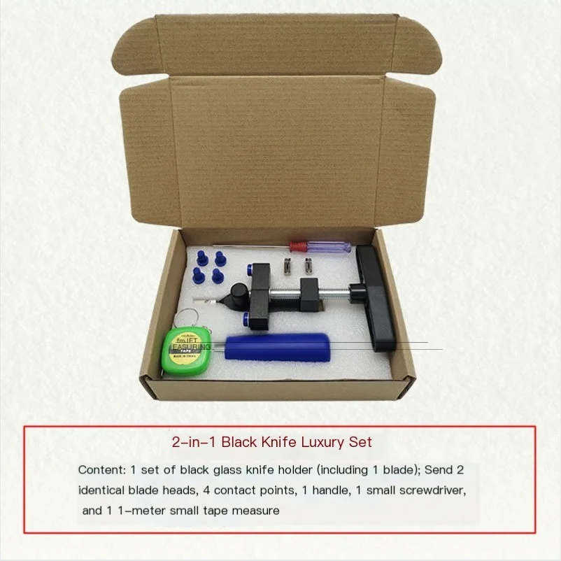 2 in 1 Tile & Glass Cutter, Integrated Opening Tool, Labor - Saving Big Handle, 3 - 15mm Cutting Range