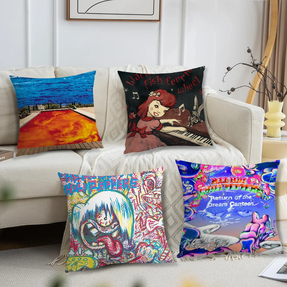 Singer R-Red C-Chili P-Peppers cushion cover Pillow H-Hot Case Sofa Bedroom Living Room Bedside Table Backrest Printing Square