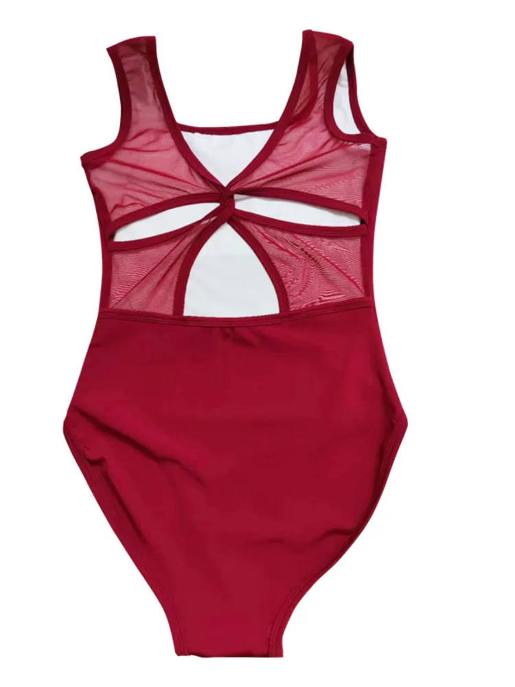 Solid Color Backless Sleeveless Ballet Dance Romper for Women, Slim Fit Bodysuit for Stage Performance and Daily Practice