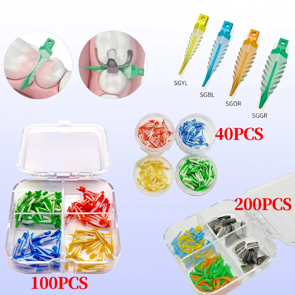 

Dental Wedges Anterior Matrix System Wedge Matrix Bands Interdental Wedges Dentist Oral Consumable Materials Various Types