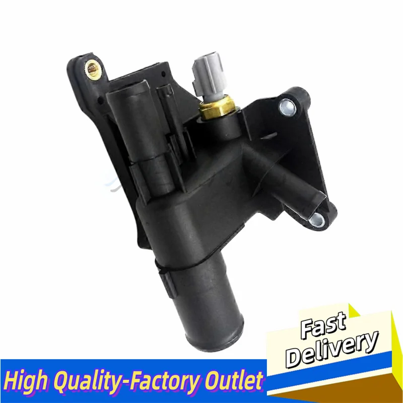 New Water Outlet Engine Coolant Thermostat Housing LF941517Z LF94-15-17Z LF9415179A 902-690 For Mazda 3 5 6 CX-7 L4 2.0 2.3 2.5L