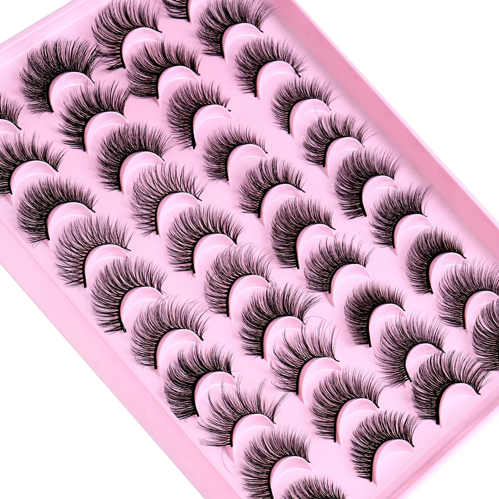 20 زوجًا من الرموش الصناعية المختلطة، يحاكي مظهر طبيعي سميك، مثالي للارتداء اليومي والمناسبات الخاصة، يعزز مكياج عينيك #4