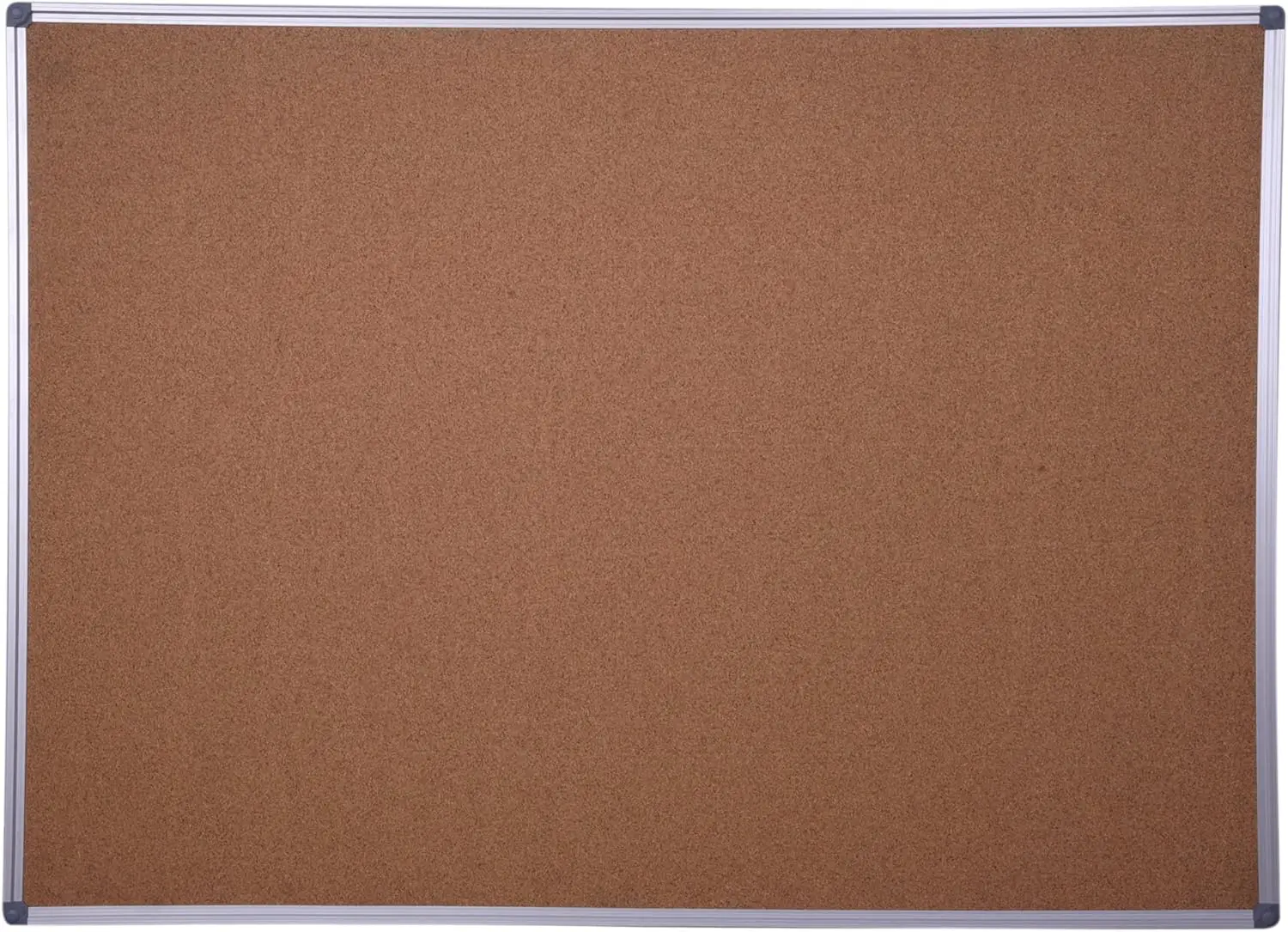 Cork Board, 2 Pack 48" x 36" Bulletin Notice Board Message Memo Pin Board, Silver Aluminum Frame