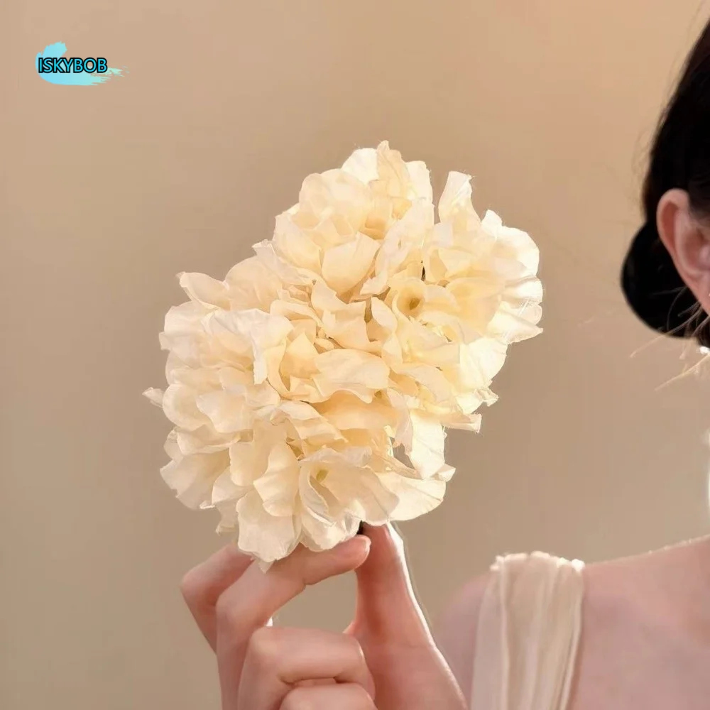 

Vintage Sweet Flower Duckbill Clip Simulation Elegant Beach Hair Claw Chinese Style Hair Accessories Vacation Headwear Travel