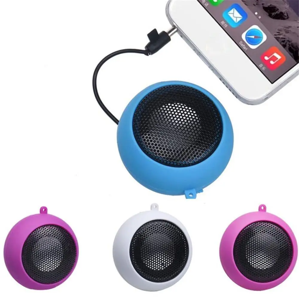 

Portable Mobile Phone Mini Loudspeaker Wired 3.5mm Jack Amplifier Hamburger Speaker Sound Box