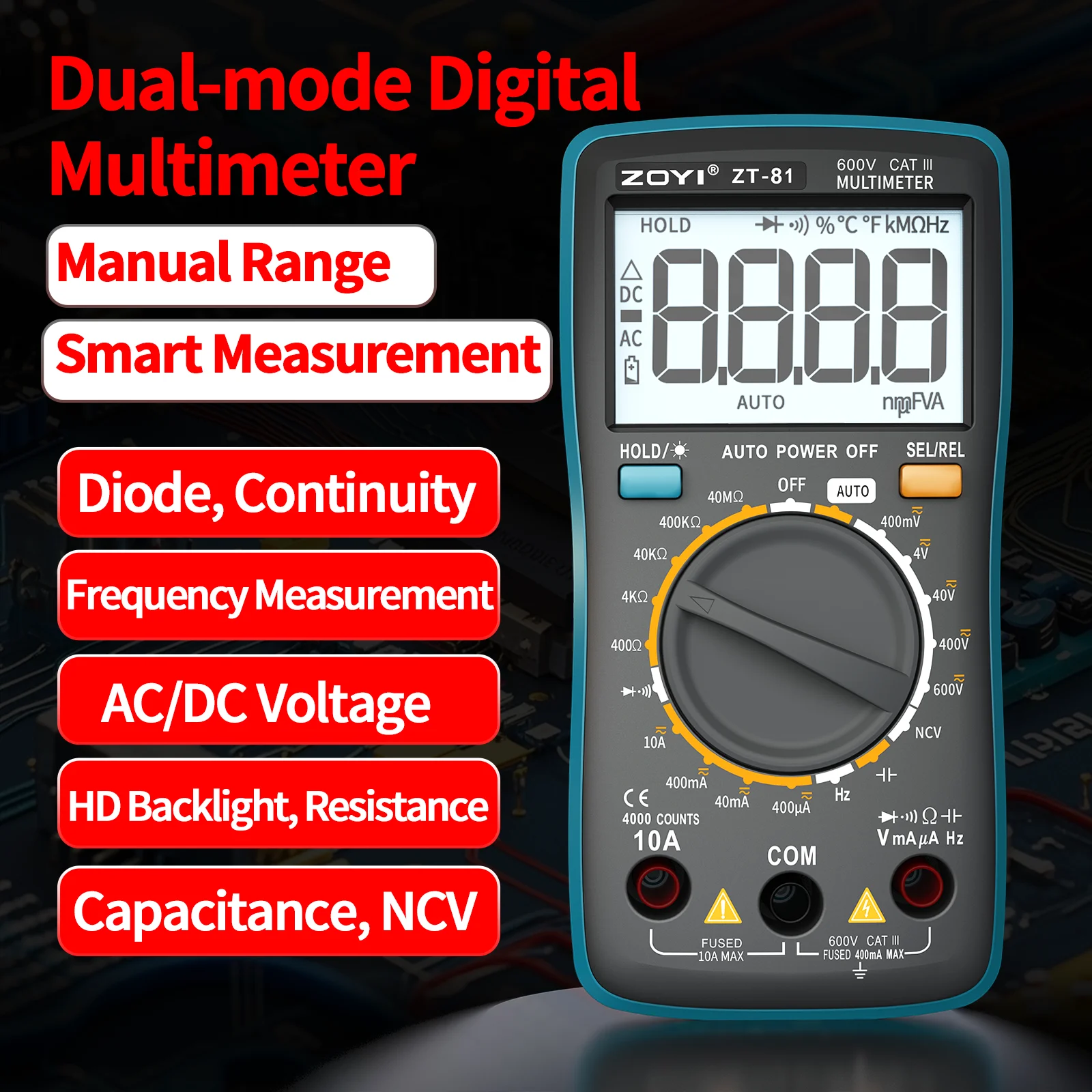 Zoyi ZT-81 Dual-Mod…