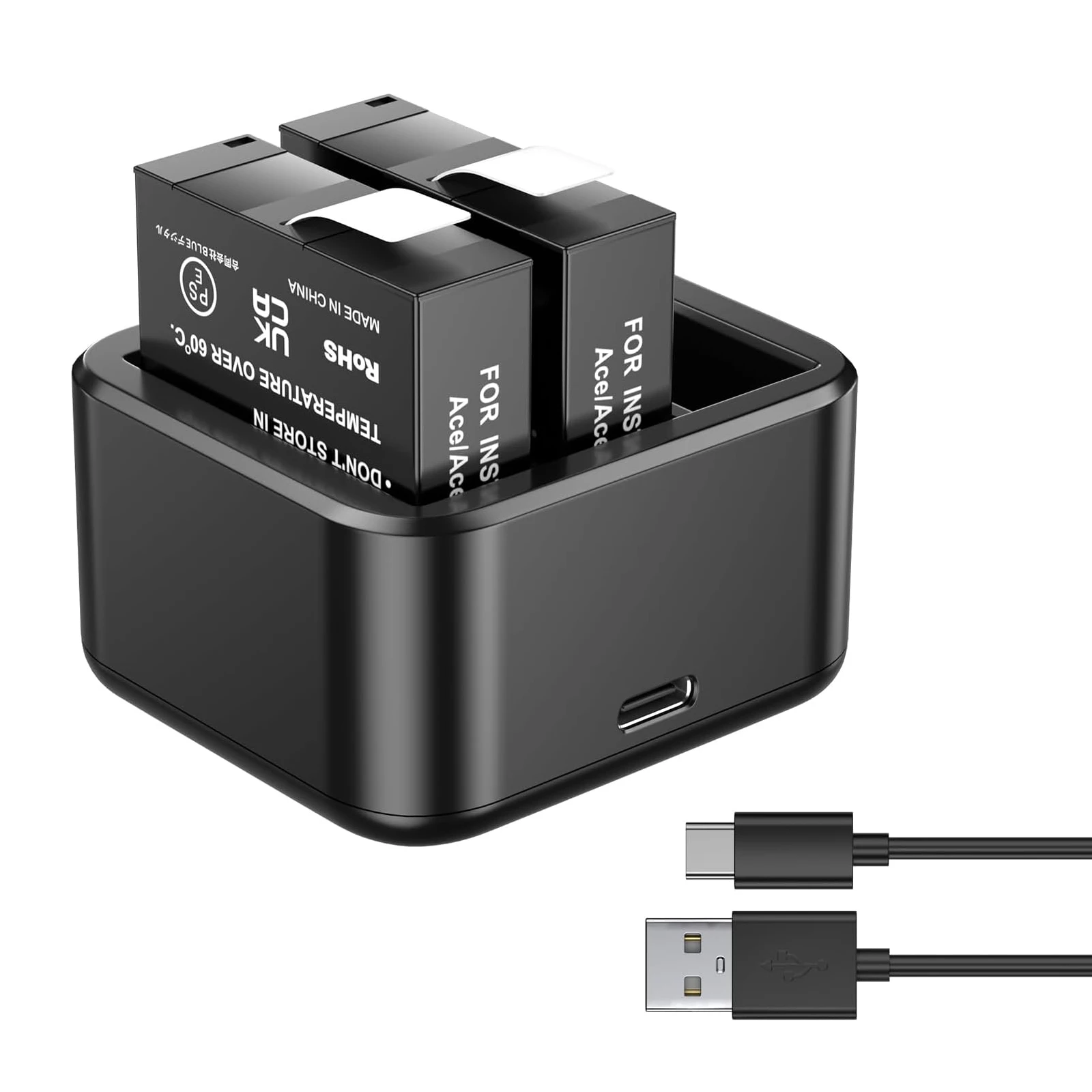 

Insta360 Ace pro 1800mAh Battery And LED Dual Charger Set Action Camera Accessories for Insta360 Ace pro Models