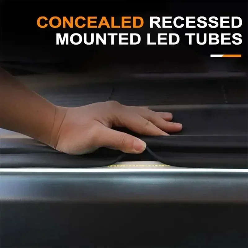 Iluminación de Maletero de Alta Luminosidad para Automóvil, Luz Ambiental, Decoración Interior, Tira de Luz LED para Pue