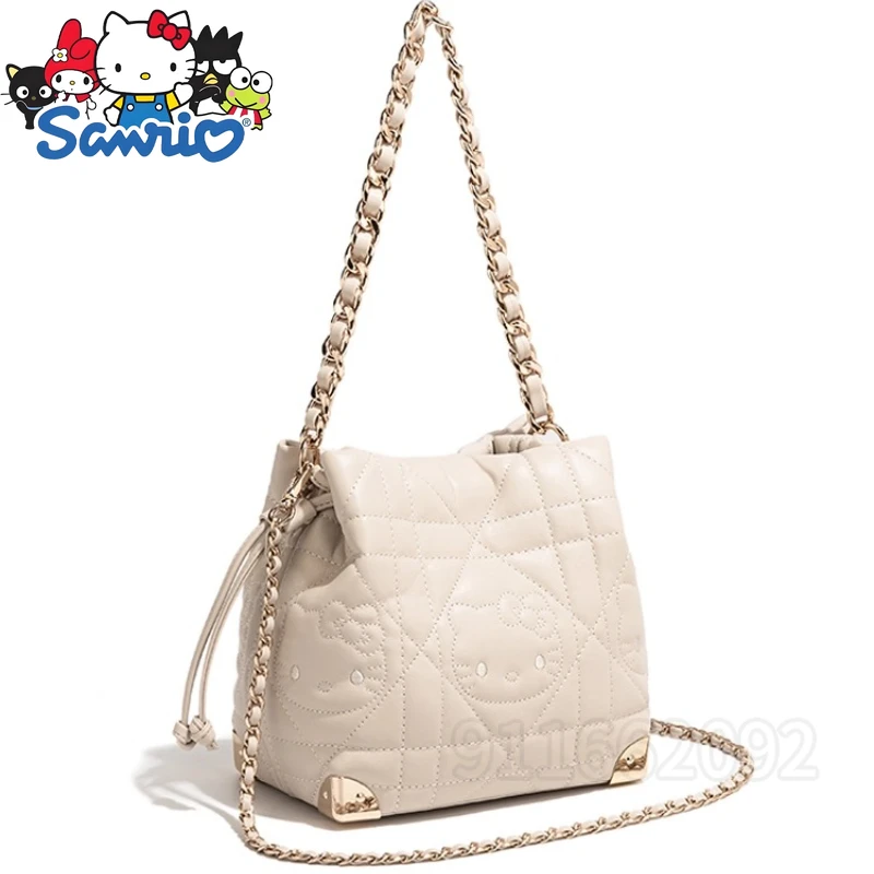  Hello Kitty New Women's Shoulder Bag Luxury Brand Original Women's Handbag Fashion Chain Women's Bag Large Capacity