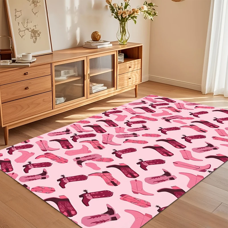 Abstract Ocean Wave Area Rug Navy Blue Red Ribbon Pattern Living Room Carpet Modern Art Bedroom Lounge Floor Mat
