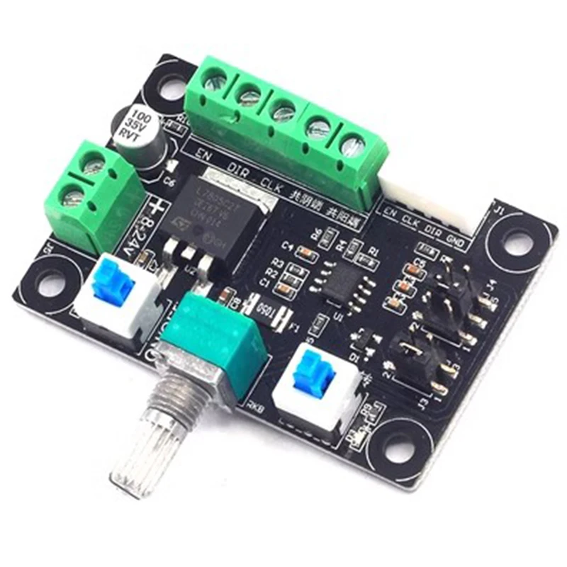 PWM Pulse Signal Generator Speed Control Module Board DC 12V-24V Stepper Motor Driver Drive Controller